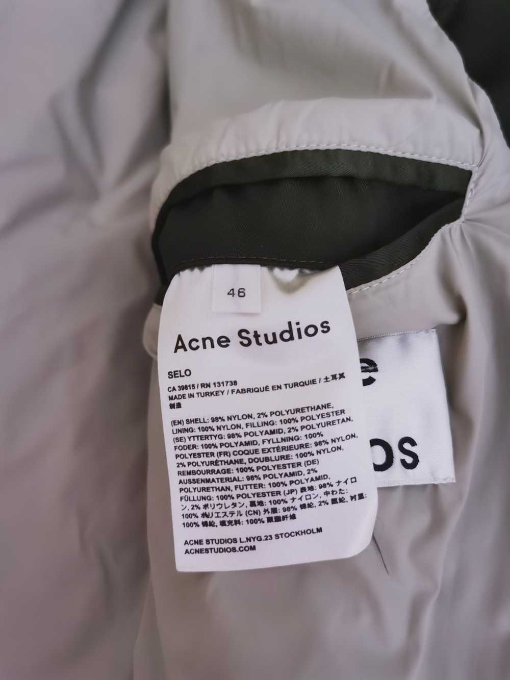 Acne Studios Padded Weight Version Selo Olive Gre… - image 6