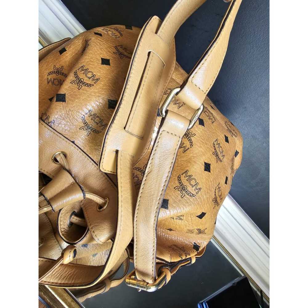 MCM Heritage Drawstring leather handbag - image 9