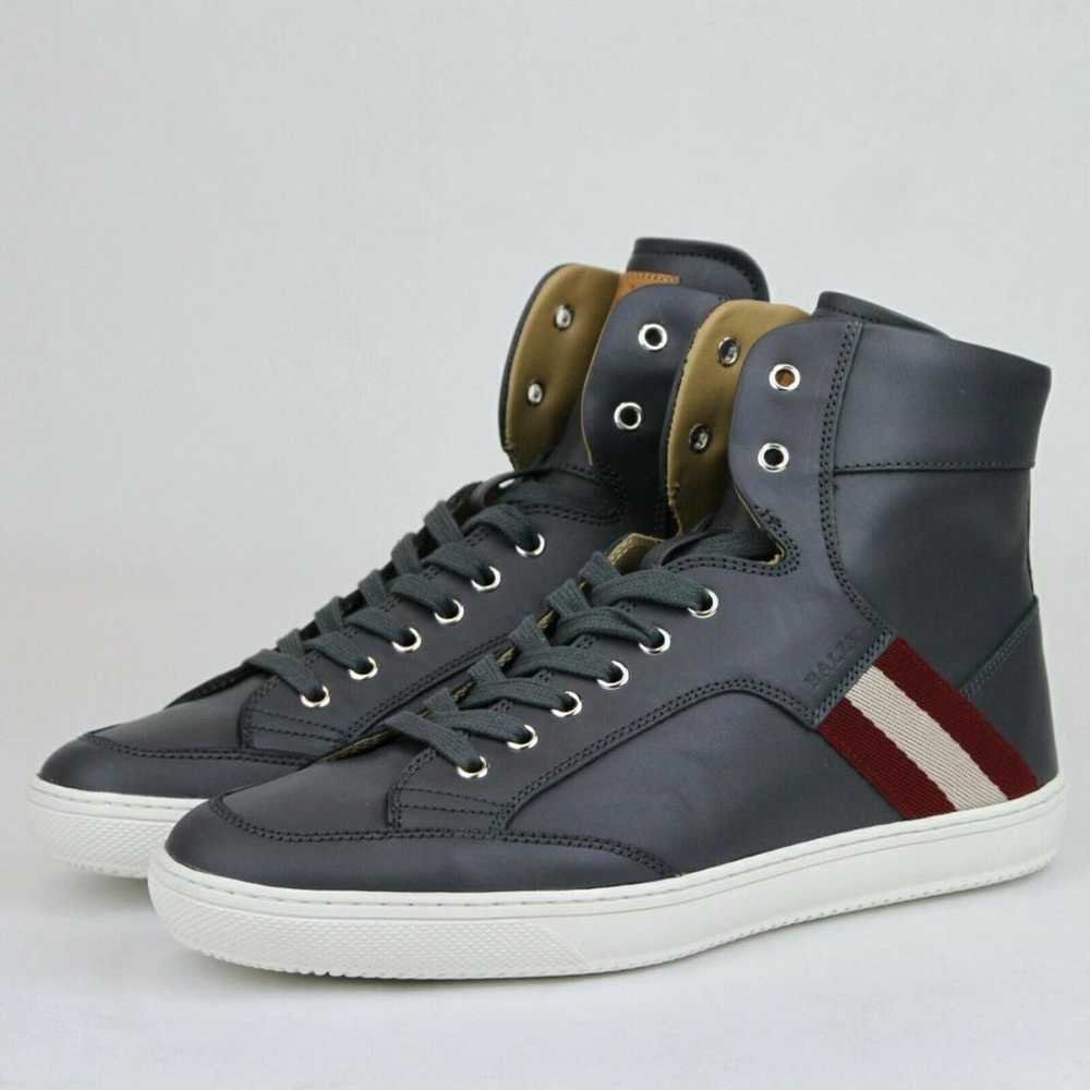 Bally Leather high trainers - image 2