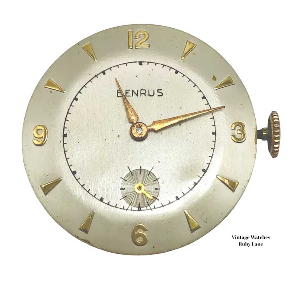 1947 Benrus Art Deco Knotted Watch - image 11