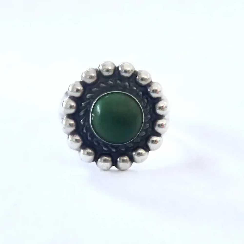 Sterling Silver 925 & Green Stone Southwest Style… - image 4