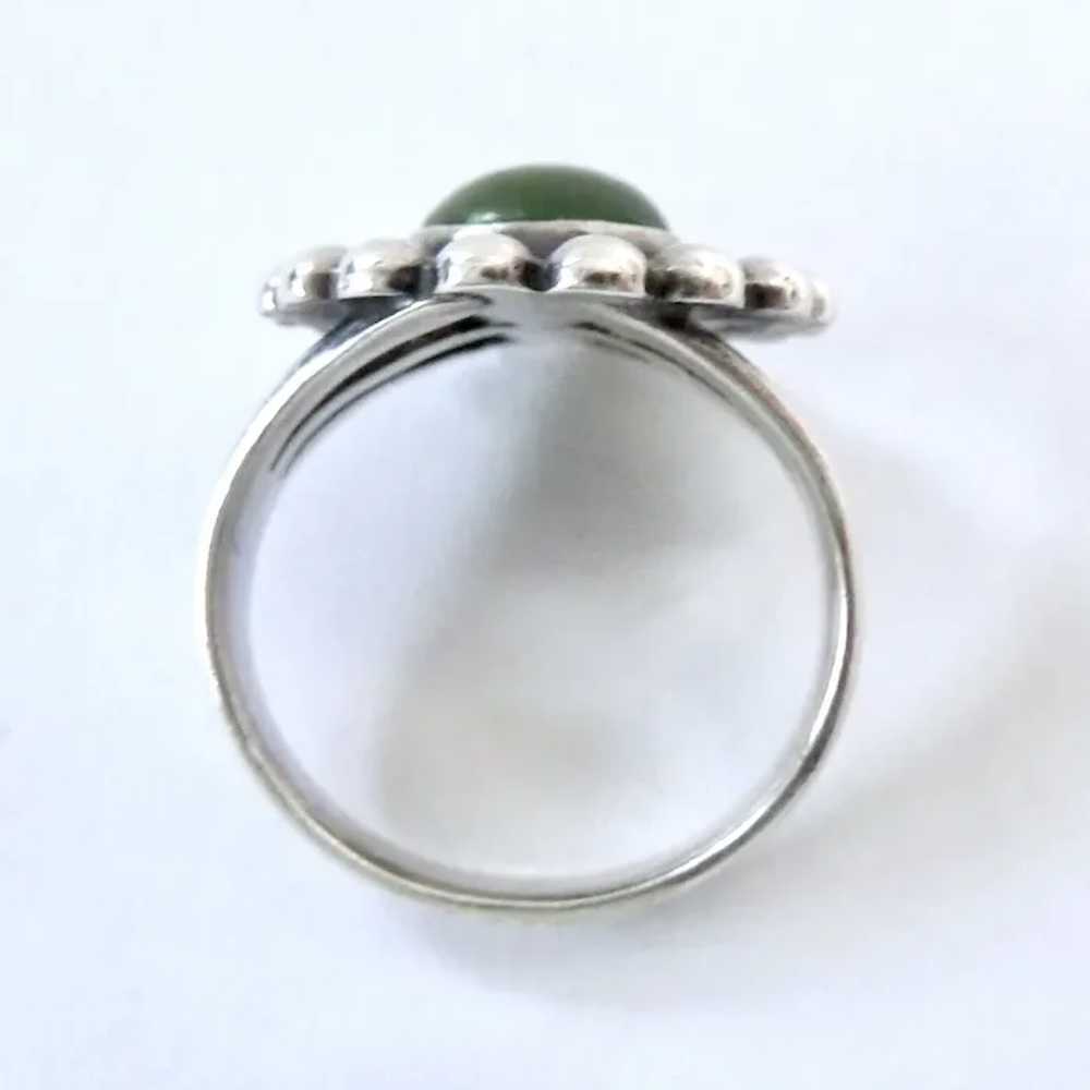 Sterling Silver 925 & Green Stone Southwest Style… - image 6