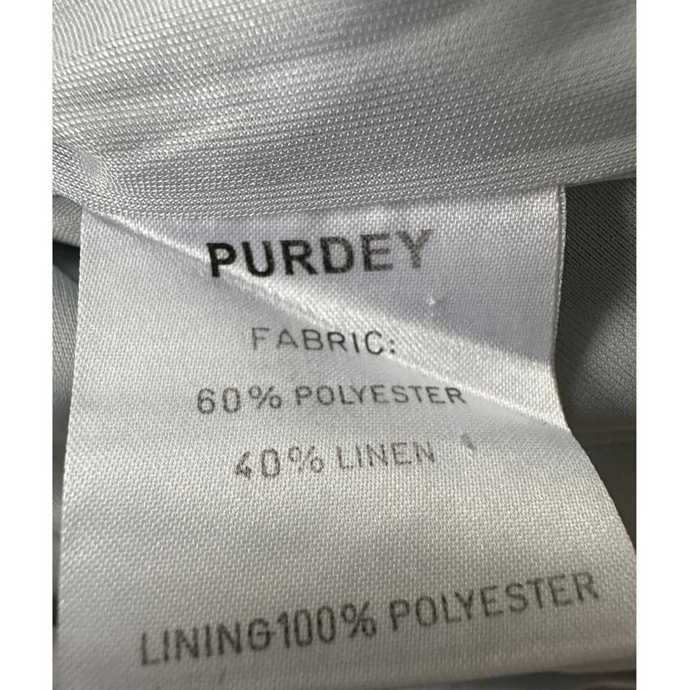 Purdey Linen mid-length dress - image 5