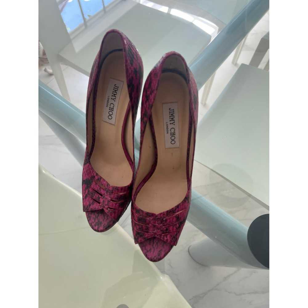 Jimmy Choo Python heels - image 2