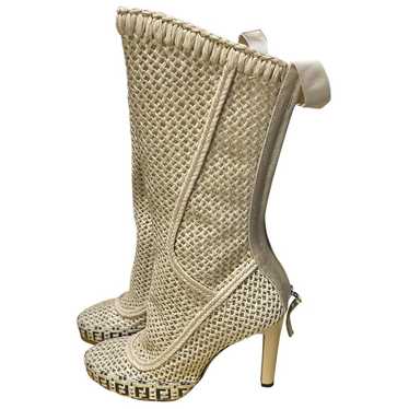 Fendi Tweed ankle boots - image 1