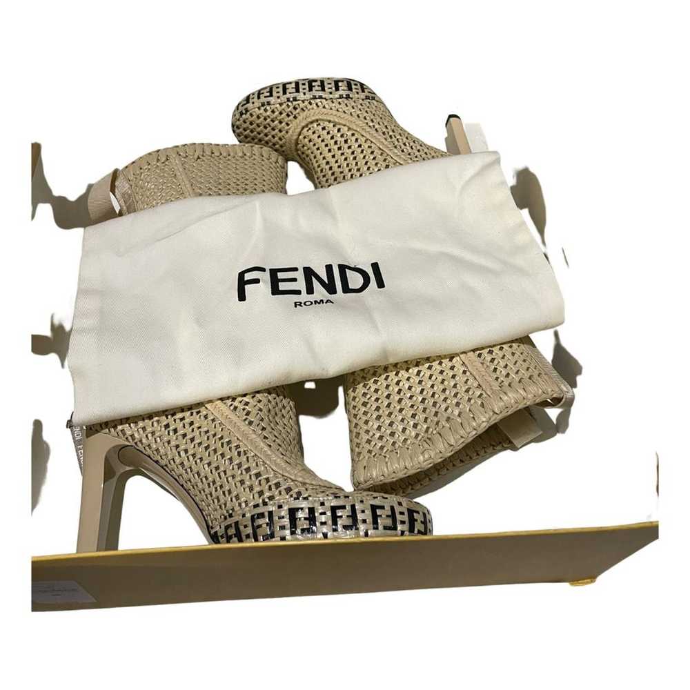 Fendi Tweed ankle boots - image 2