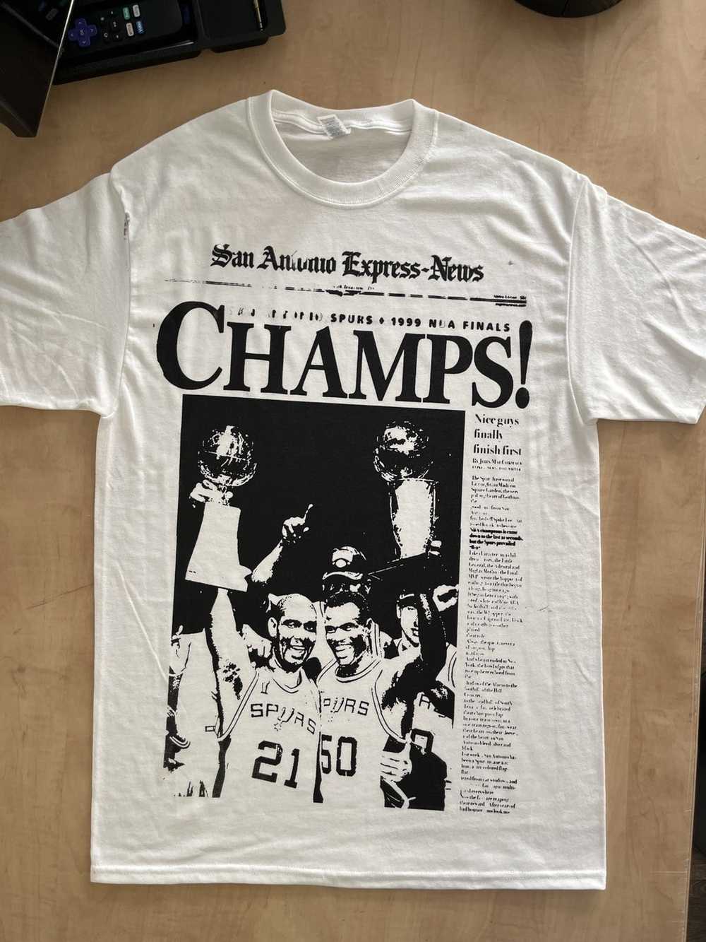 NBA × Streetwear × Vintage 1999 NBA Finals Spurs - image 1