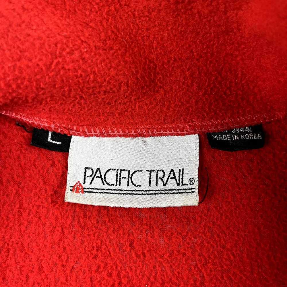 Pacific Trail × Vintage Vintage Red Fleece Jacket… - image 5