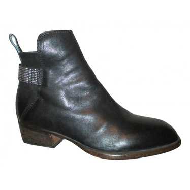 Moma Leather ankle boots