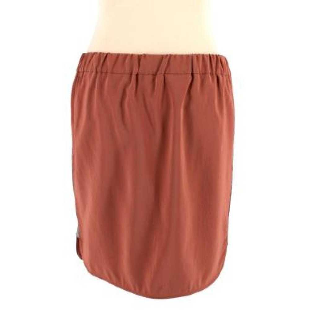 Brunello Cucinelli Silk mini skirt - image 2