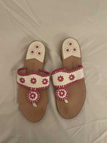 Other Jack Rogers Pink and White Flip Flops