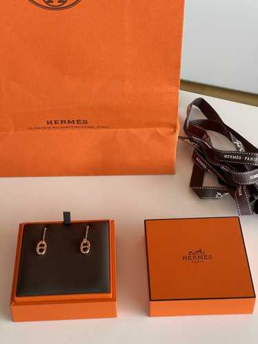 Hermès 18K Farandole Stud Earrings