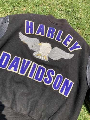 Harley Davidson × Streetwear × Vintage Leather Har