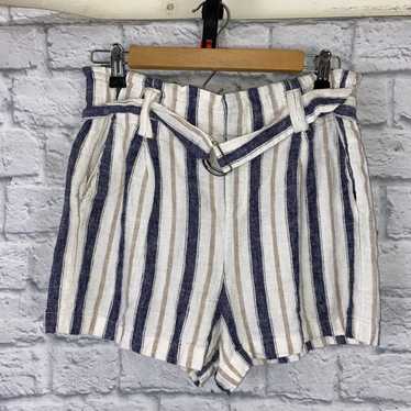 Other Love tree high waisted pull on stripe short… - image 1