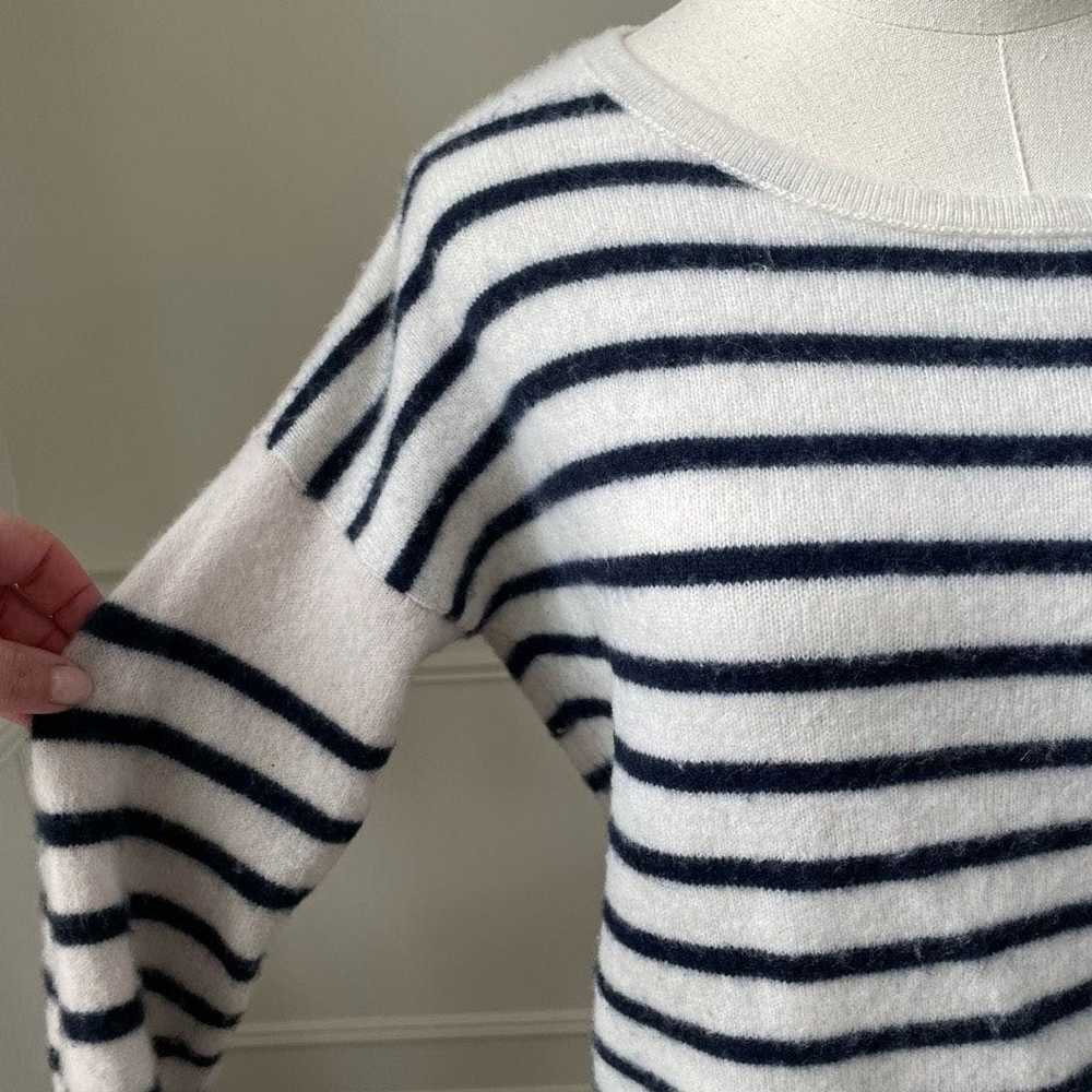 ATM ATM Cashmere Color Blocked Stripe Crew Neck S… - image 4