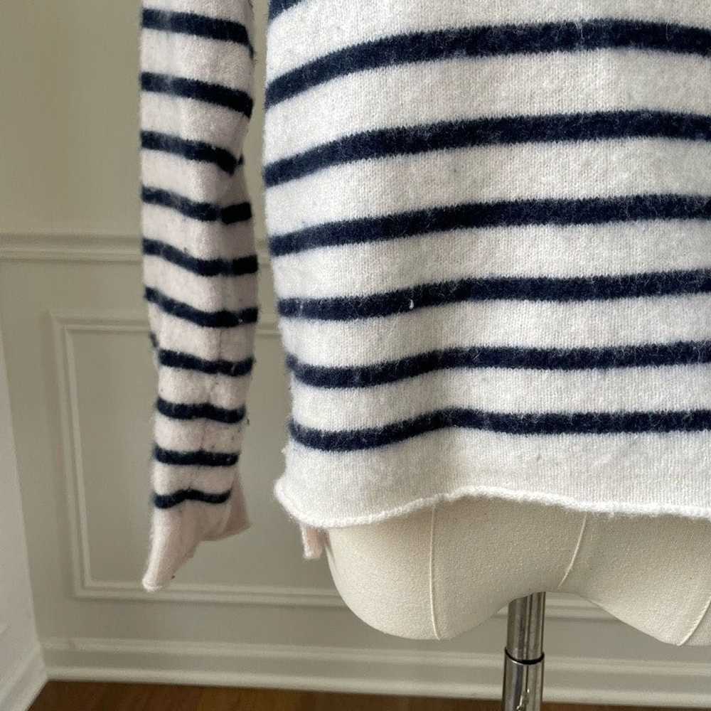 ATM ATM Cashmere Color Blocked Stripe Crew Neck S… - image 6