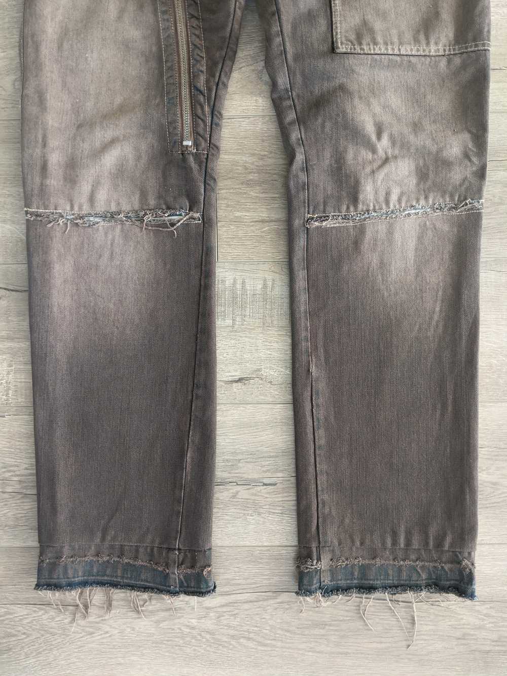 Rick Owens FW06 Rick Owens Brown Aircut Denim - image 6