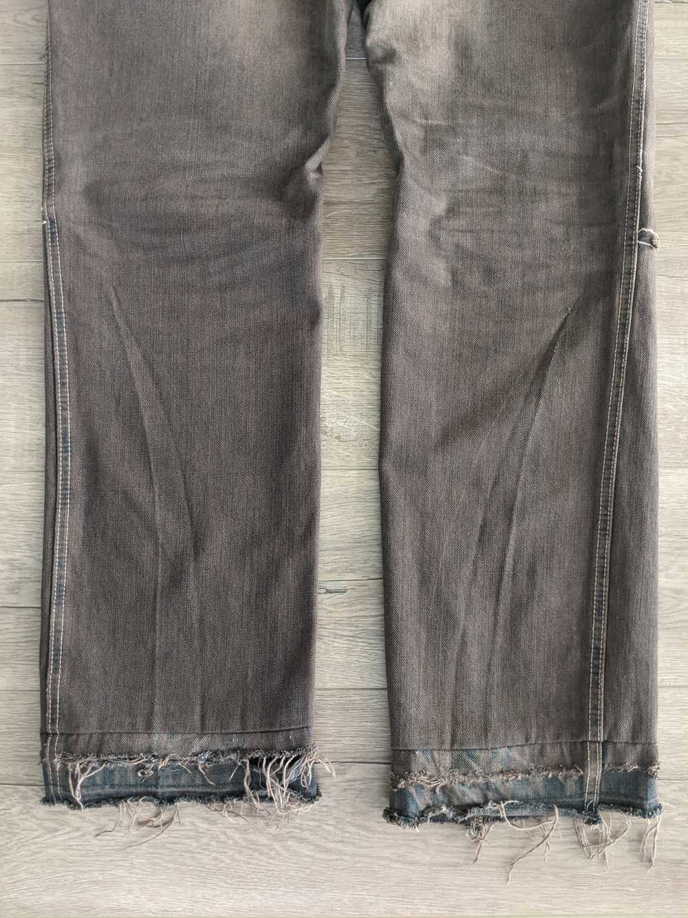 Rick Owens FW06 Rick Owens Brown Aircut Denim - image 7