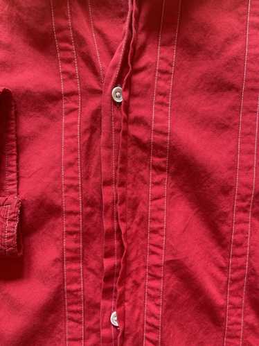 Polo Ralph Lauren VINTAGE RED STRIPED BUTTON UP _ 