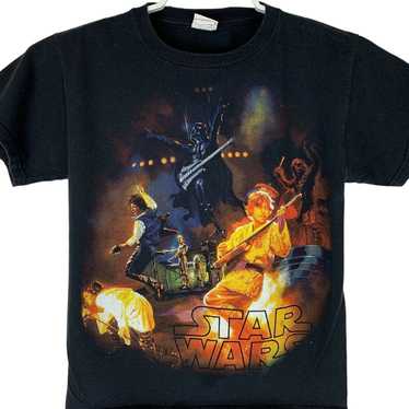 Rare Star Wars SF Giants 90s T-Shirt Size 2XL Obi Wan Chewbacca R2D2 Darth  Vader