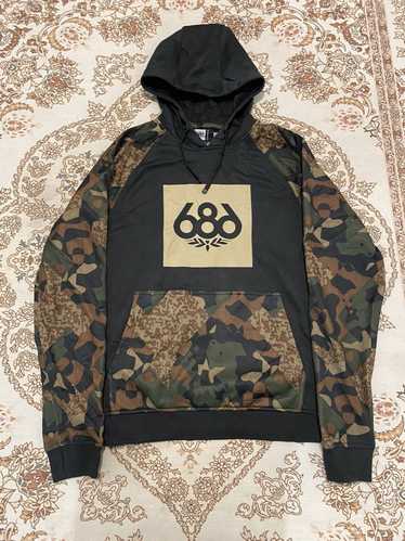 686 × Streetwear × Vintage 686 Camouflage Hodiee b