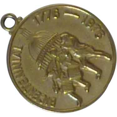 Gold Filled Bicentennial Charm - image 1