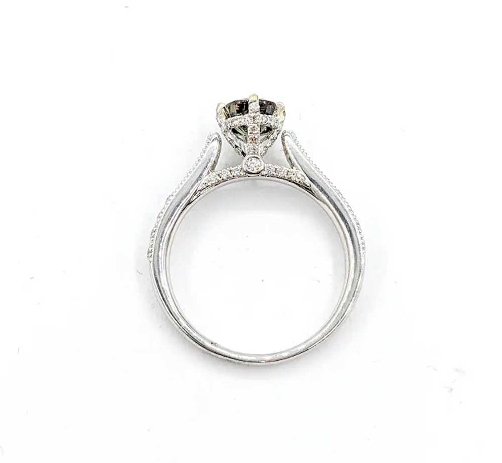 Natural Alexandrite & Diamond Fashion Ring - image 5