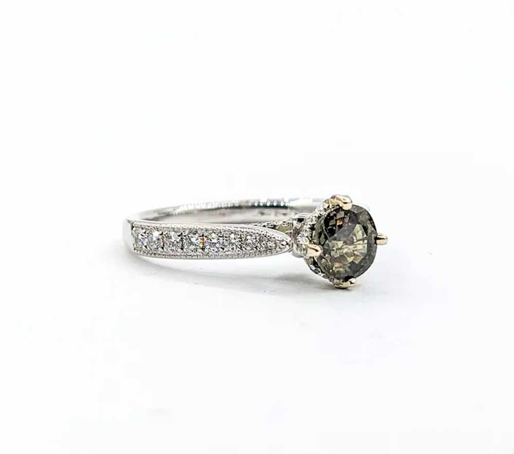 Natural Alexandrite & Diamond Fashion Ring - image 8