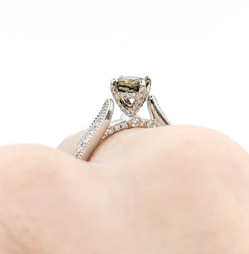 Natural Alexandrite & Diamond Fashion Ring - image 9