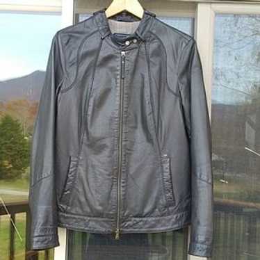 Armani jeans leather jacket - Gem