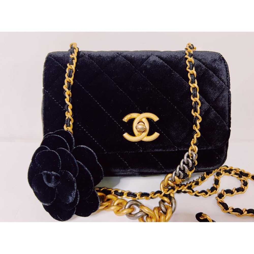 Chanel Velvet handbag - image 9