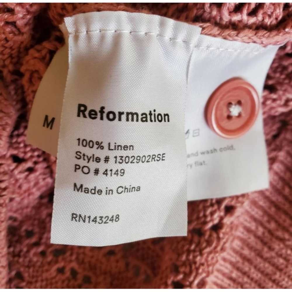 Reformation Linen cardigan - image 3