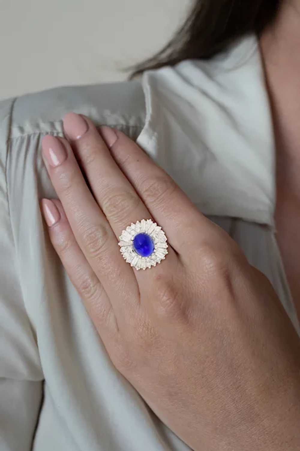 6 Carat Royal Blue No Heat Burma Star-Sapphire an… - image 10