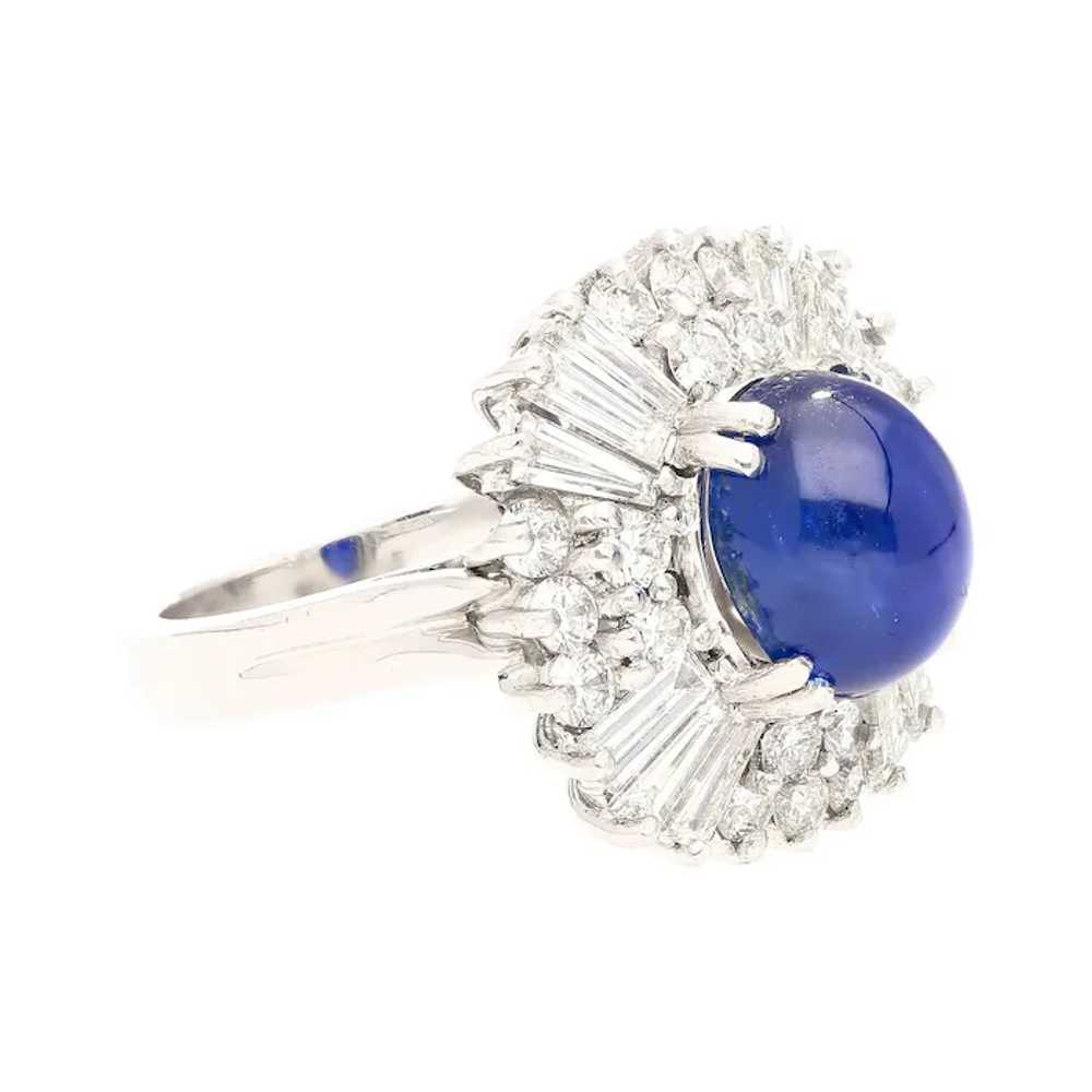 6 Carat Royal Blue No Heat Burma Star-Sapphire an… - image 2