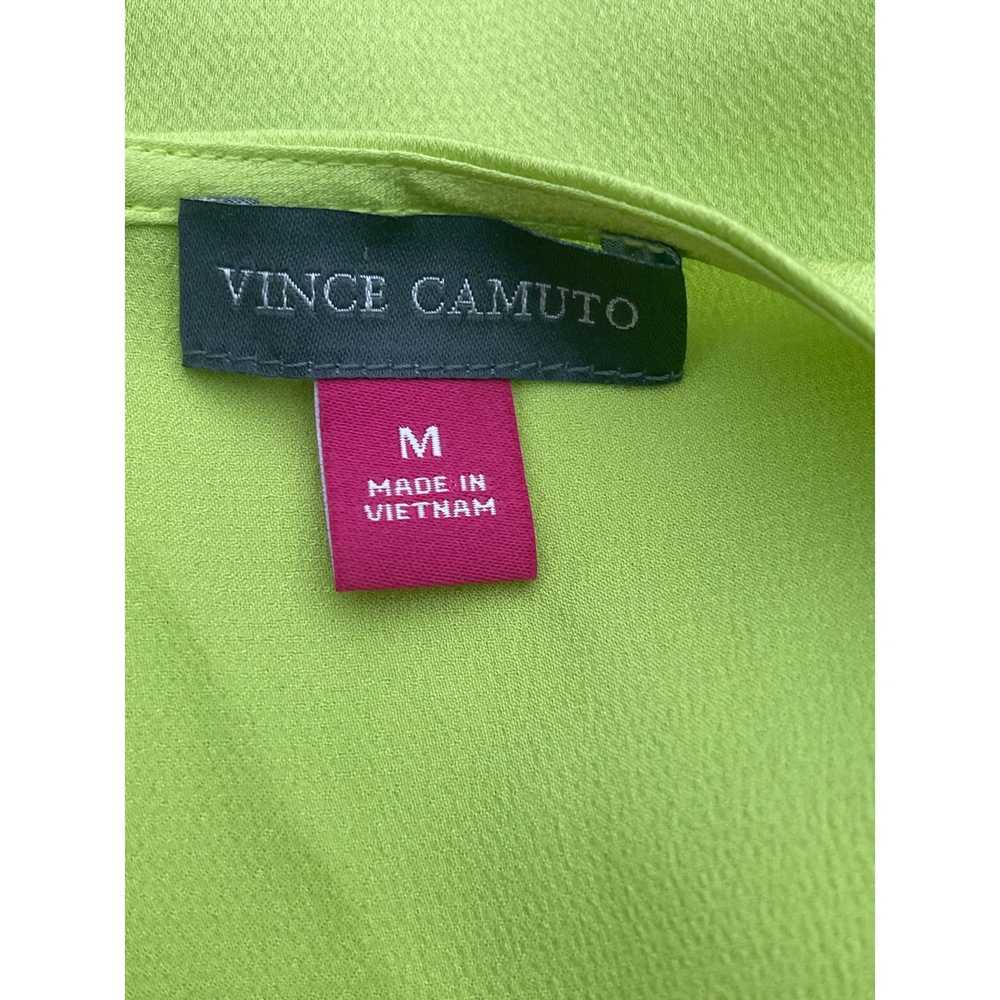Vince Camuto Vince Camuto Lime Green Satin Long S… - image 9