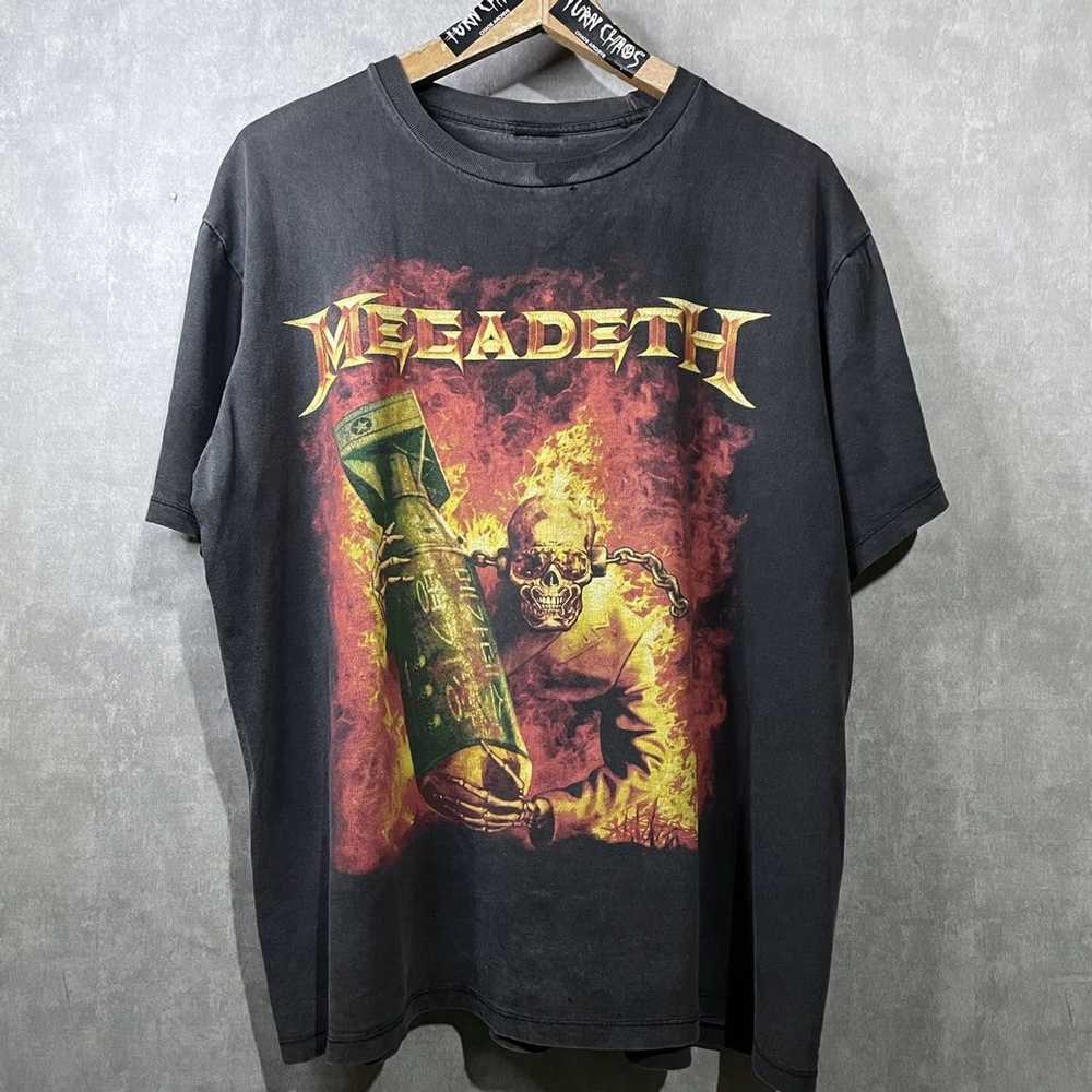 Band Tees × Megadeth Megadeath Raw Faded Color - image 1
