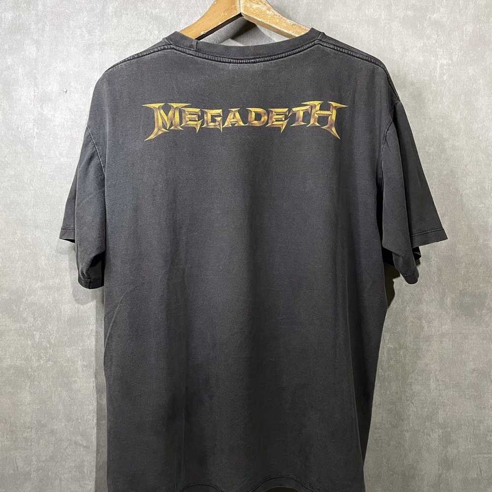 Band Tees × Megadeth Megadeath Raw Faded Color - image 2