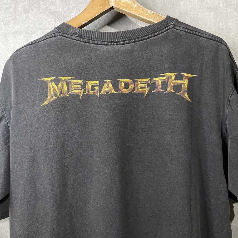 Band Tees × Megadeth Megadeath Raw Faded Color - image 4