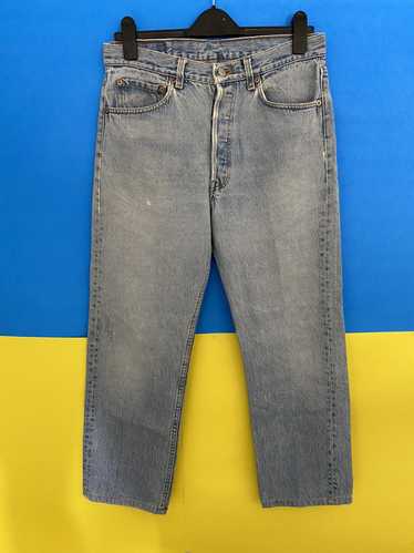 80s Vintage Light Stone Wash Levis 505 Jeans 34x32 or 34x30