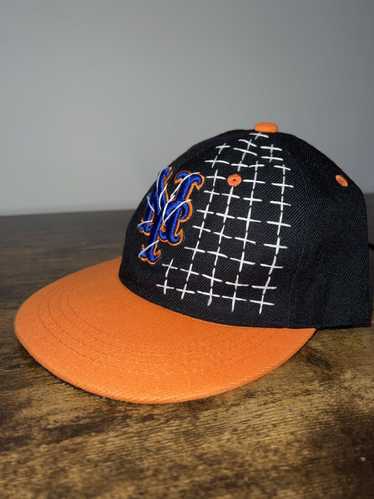 Vintage Vintage New York Mets sashiko stitched hat - image 1