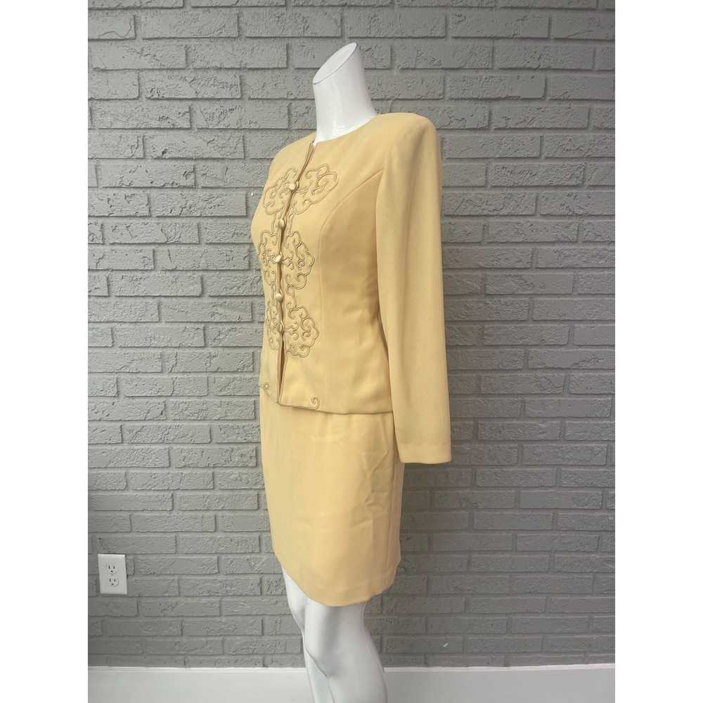 Other Donna Morgan Petite Yellow Embellished Skir… - image 6