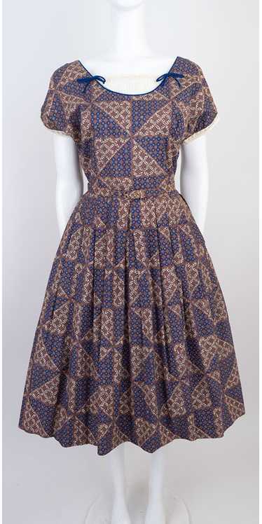 1950s Fit and Flare Dress