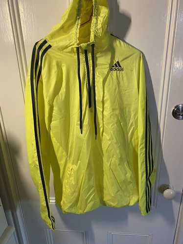 Adidas Yellow light rain/running jacket