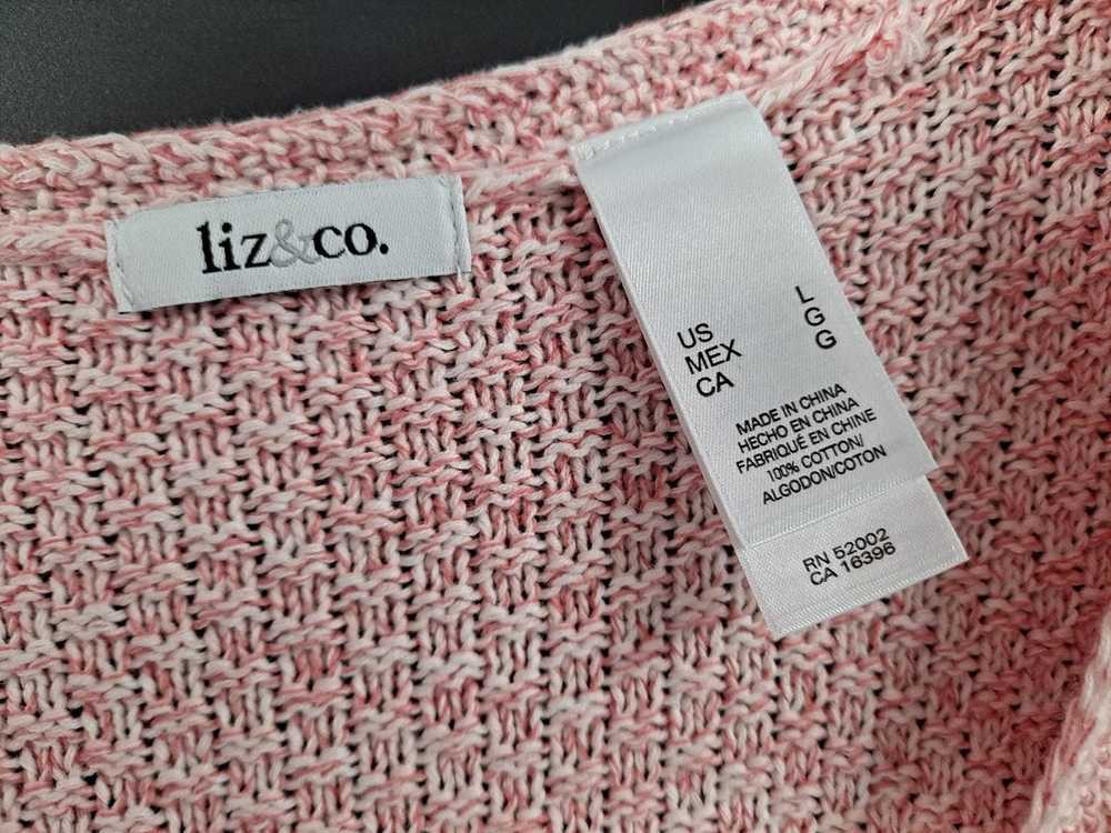 Designer Pink Ombre Sweater Vest by Liz & Co 100%… - image 2