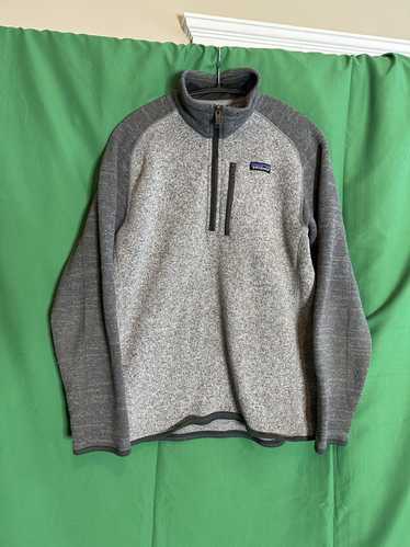 Patagonia 1/4 zip logo sweatshirt / jacket