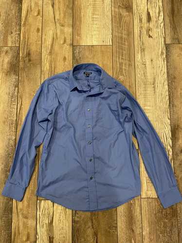George George blue long sleeve button up shirt