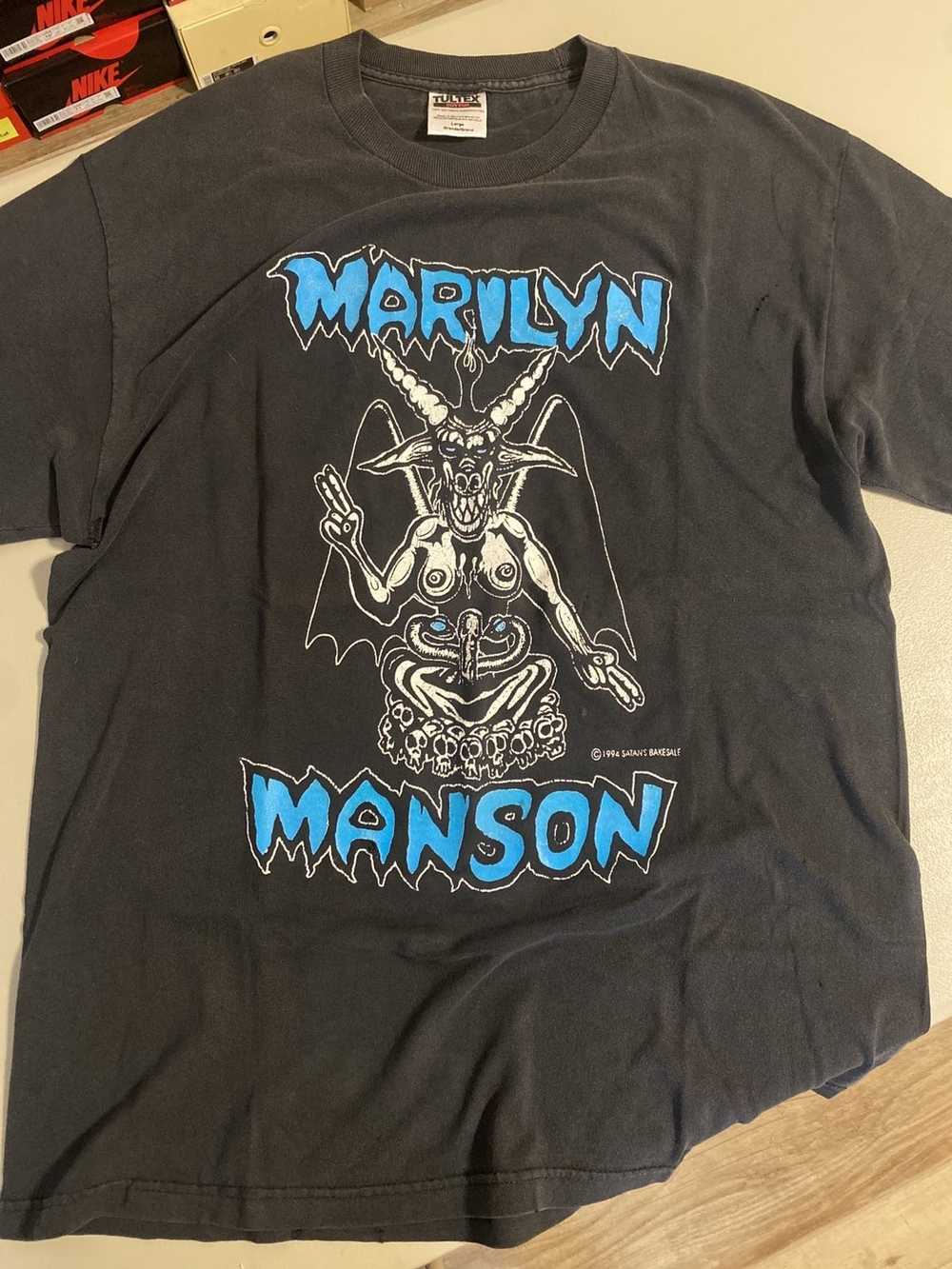 Band Tees × Vintage Vintage Marilyn Manson 1994 Tee Gem