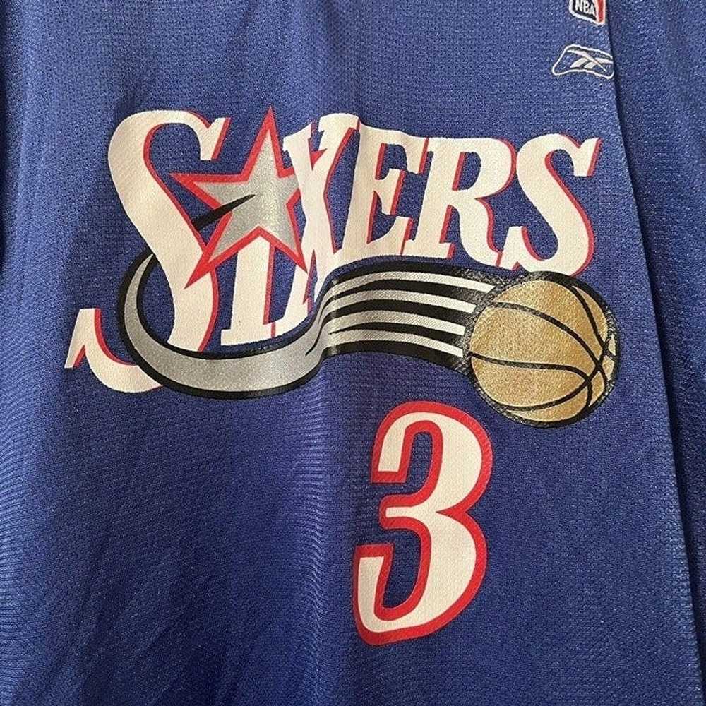 00's Allen Iverson Philadelphia 76ers Reebok NBA Swingman Jersey Size 4XL –  Rare VNTG