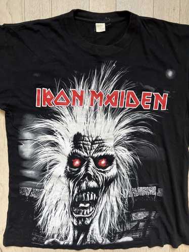 Iron Maiden × Rock T Shirt × Vintage Vintage 1980 