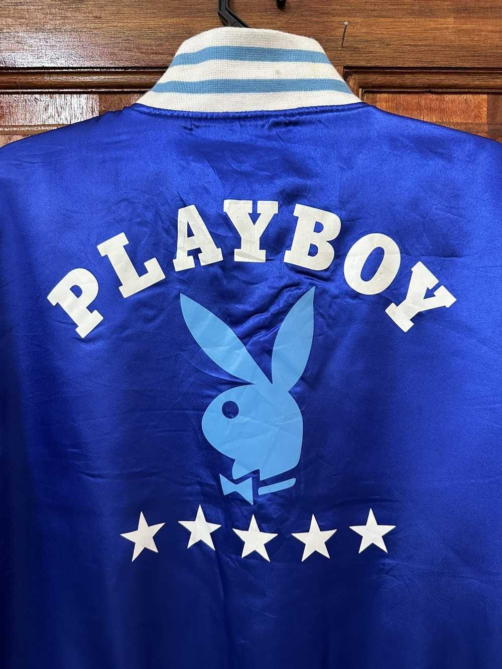 Playboy × Vintage VIntage Playboy Varsity / Bombe… - image 2